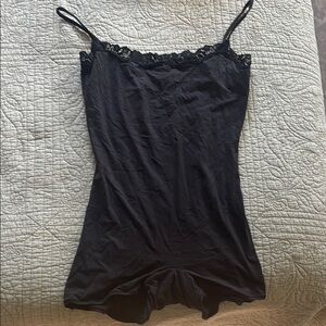 SKIMS Women’s Fits Everybody Lace Romper Black